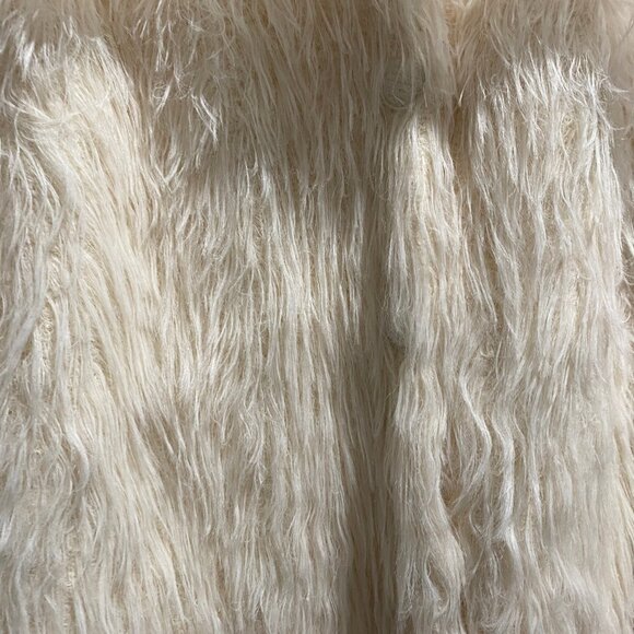 Vintage Fuzzy Artsy Y2K Rococo Preppy Fairy Boho Cropped Cardigan Sweater XL - Picture 6 of 7